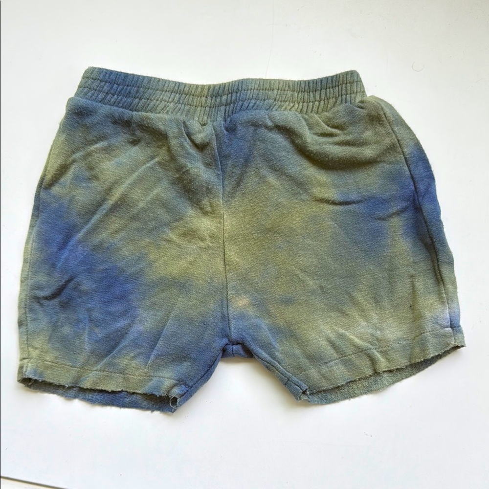 Fairwell Kids Tie-Dye Shorts in Blue and Green - 12/18m